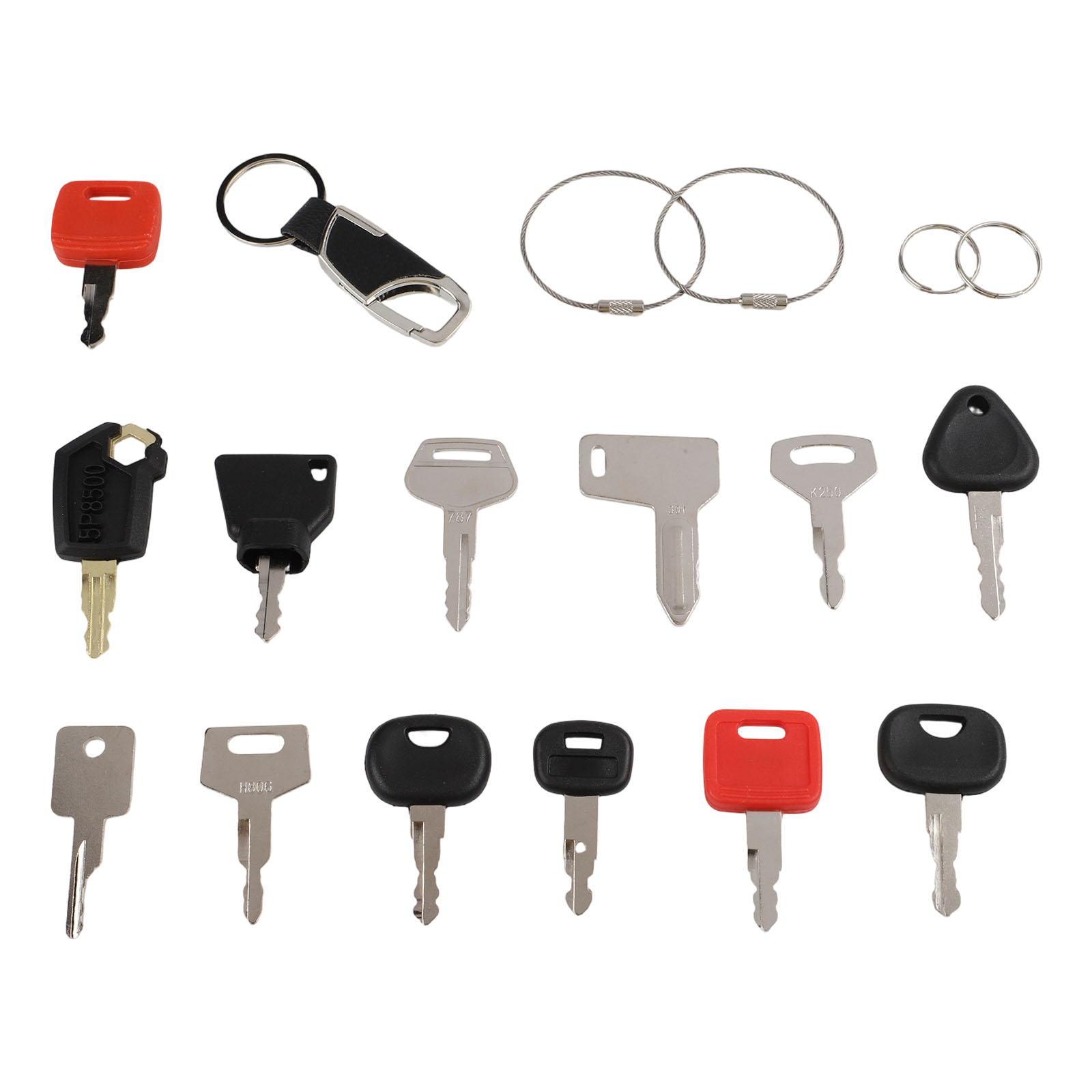 Heavy Equipment Keys Master Set - 13-delige contactsleutelset voor bouwmachines, tractoren en