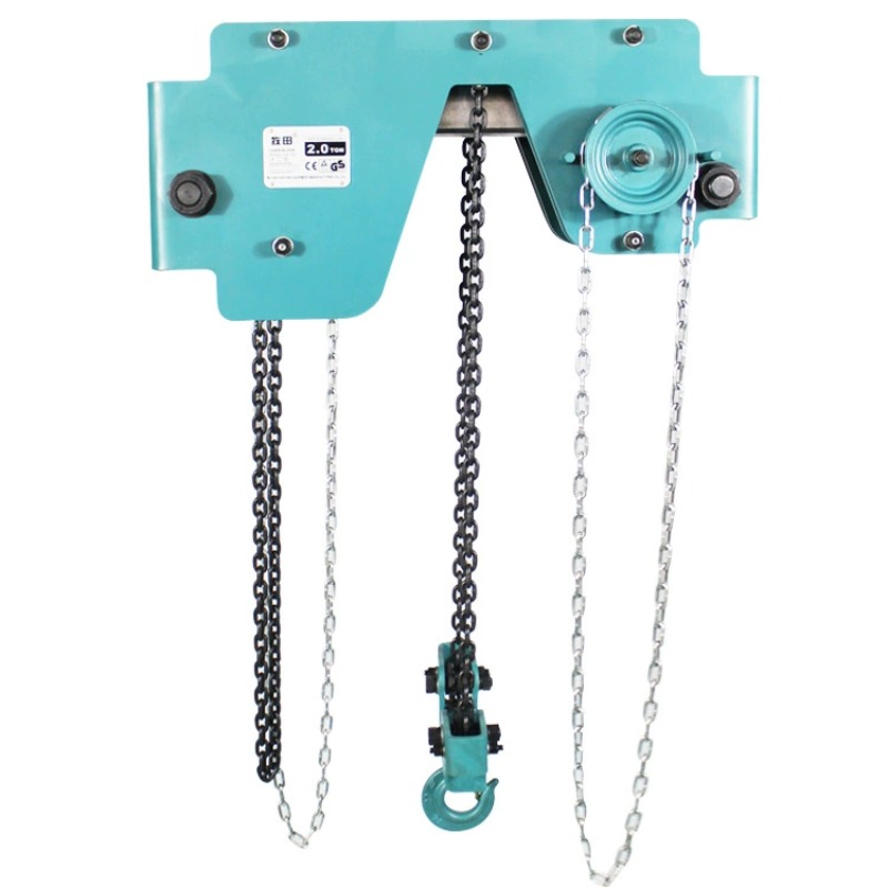 Heavy Equipment Manual - Handlier met dubbele ketting, lage hefhoogte,