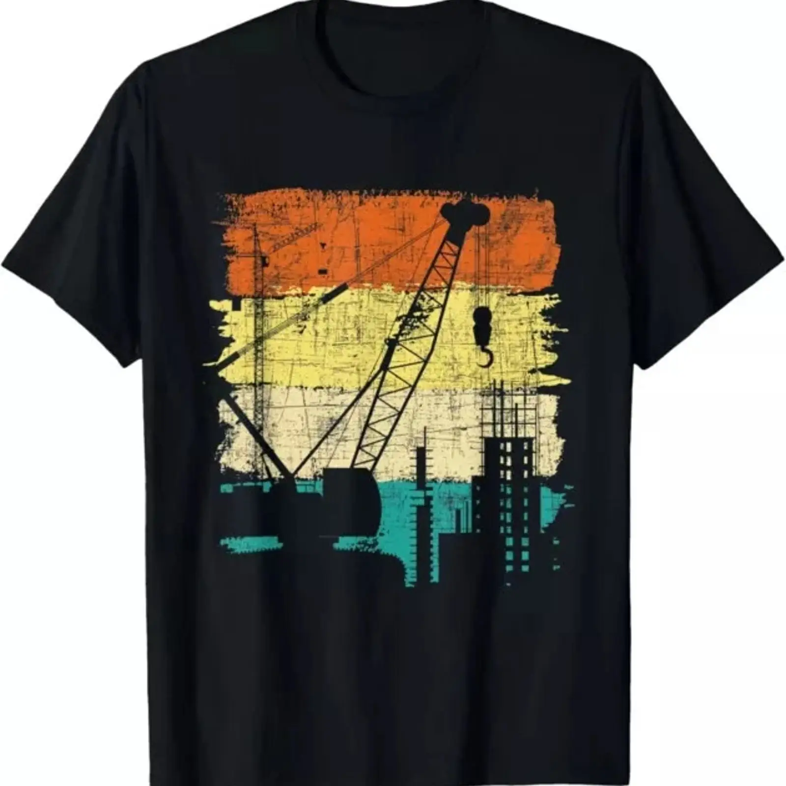 Heavy Equipment Washing - Kraanoperateur Retro Tower Heavy Equipment Driver