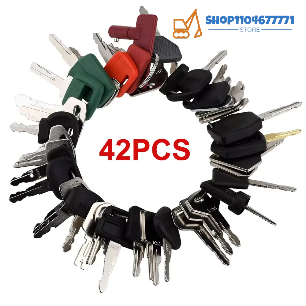 Heavy Equipment Keys Master Set - 42 Sleutels Zware Apparatuur Bouw Contactsleutel