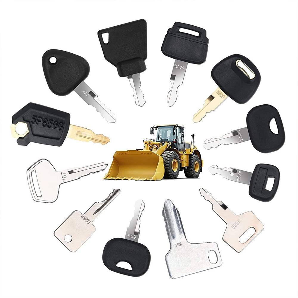 Heavy Equipment Keys Master Set - 12 Stuks Zware Apparatuur Bouw Contactsleutel