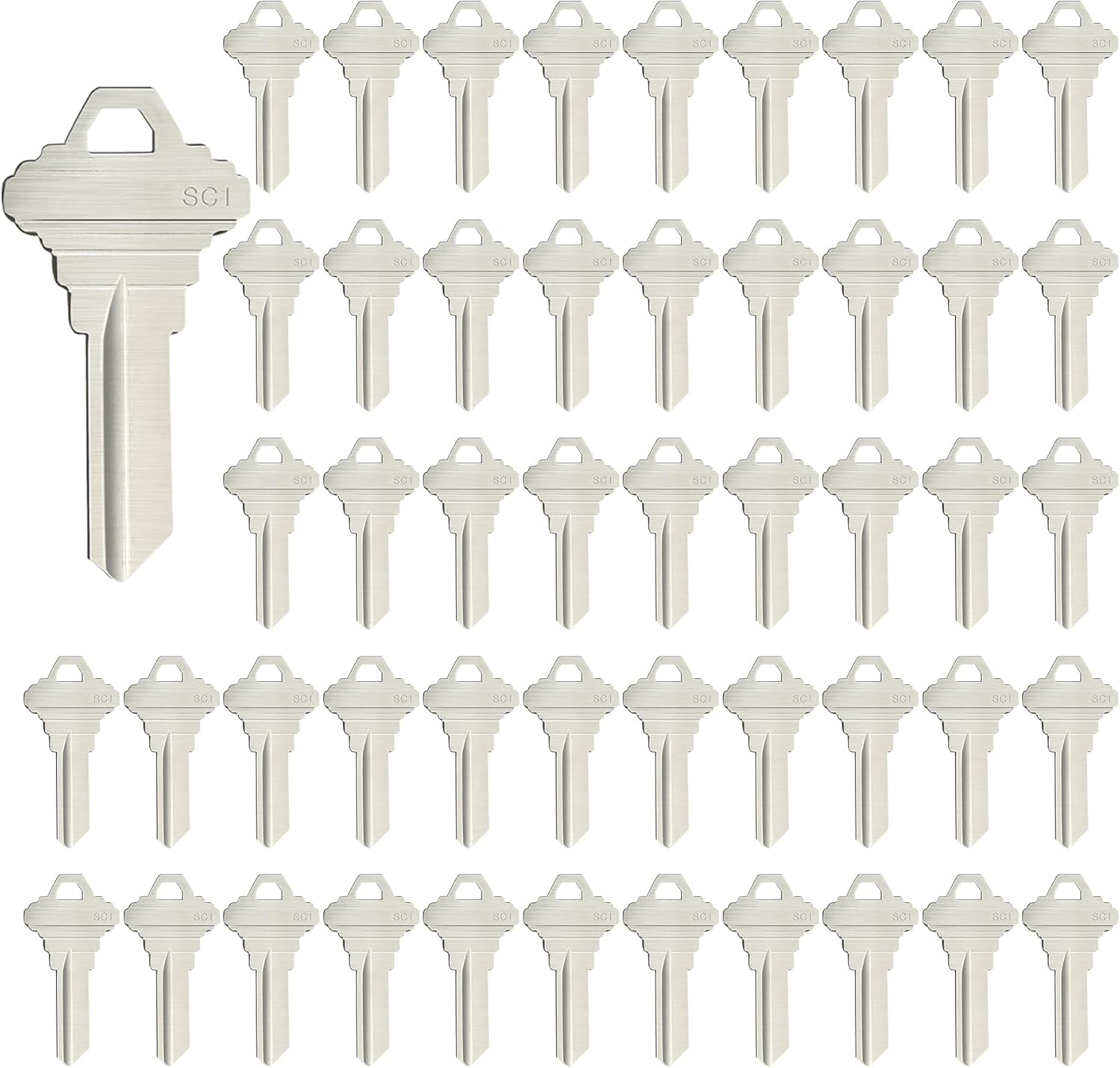 Heavy Equipment Keys Master Set - SC1 Blanco sleutelblanks, standaard legering, snijdbare