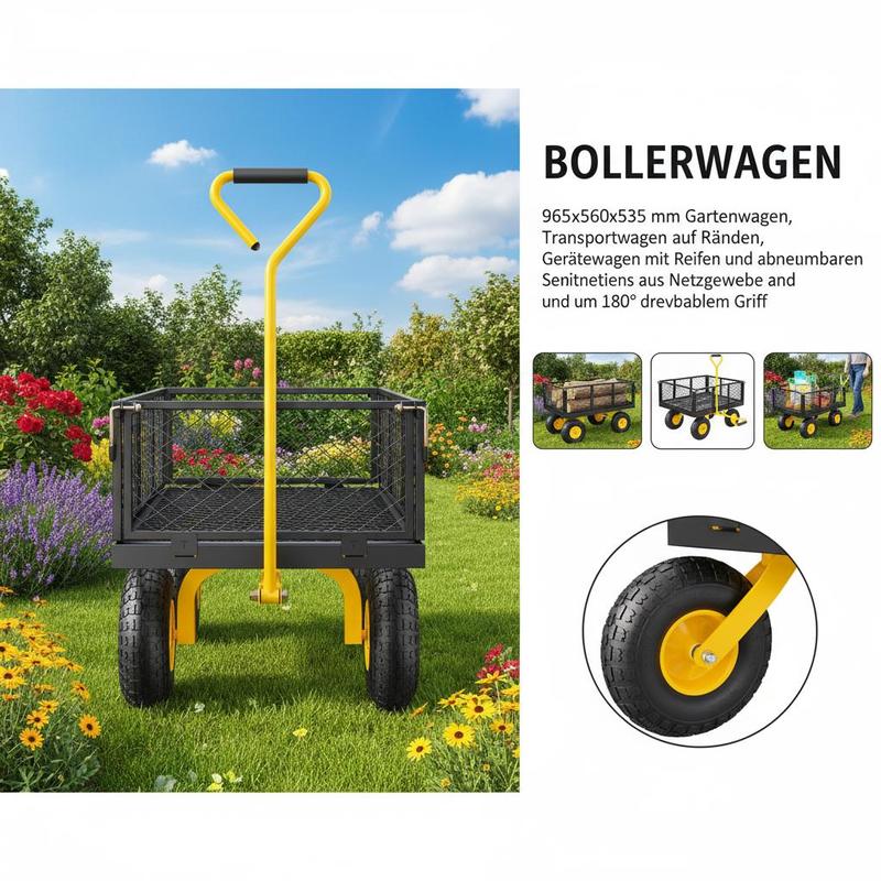 Stalen tuinwagen 900 lbs voor  - Heavy Equipment Working recensie en prijs