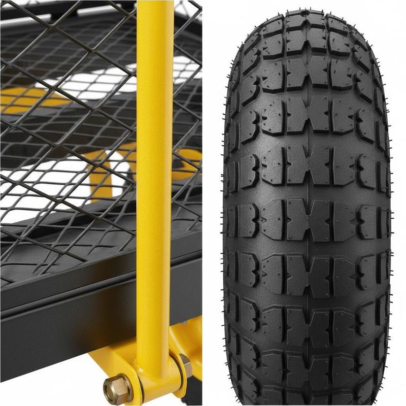 Stalen tuinwagen 900 lbs voor  - Heavy Equipment Working recensie en prijs