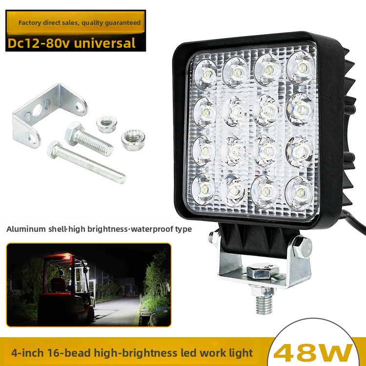 48W 16LED 4 inch 12V 24V LED w - Heavy Equipment Working recensie en prijs