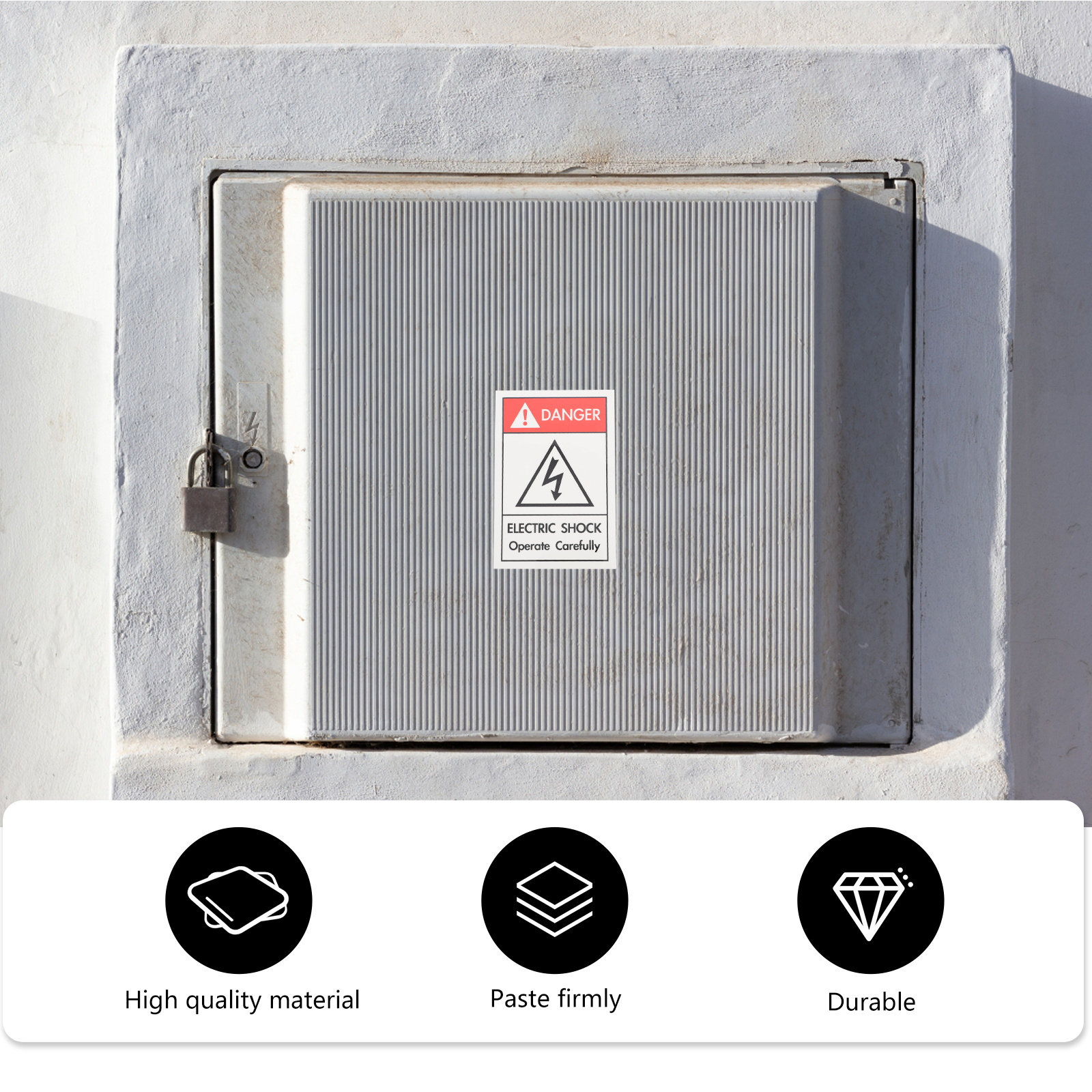 1 stuks zware elektrische scho - Heavy Equipment Warning Sign recensie en prijs